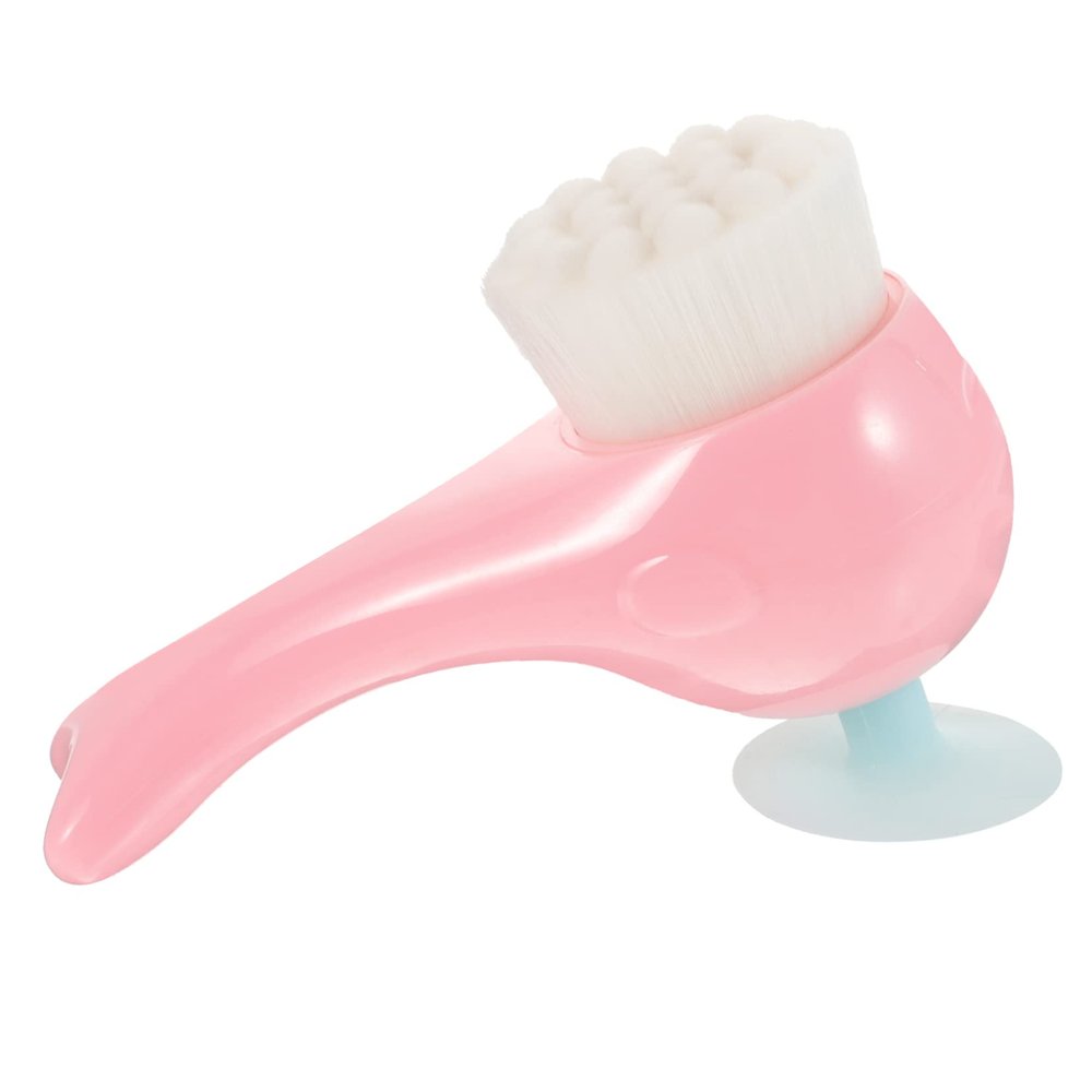 FRCOLOR Facial Cleansing Brush for Women Gentle Exfoliating Scrubber Deep Clean Makeup Washing Tool for Oily Skin Care