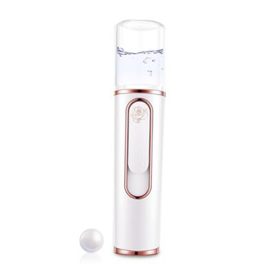 Beavorty Portable Humidifer Nano Facial Mister Nano Mist Sprayer Rechargeable Mist Sprayers Facial Mist Facial Spa Nano Mist Cooler Facial Portable White