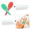 FRCOLOR 2pcs Face Brush for Deep Cleansing Dual- Facial Cleansing Brush Gentle Exfoliation Massage Skin-Friendly for Daily Skincare Routine view 3