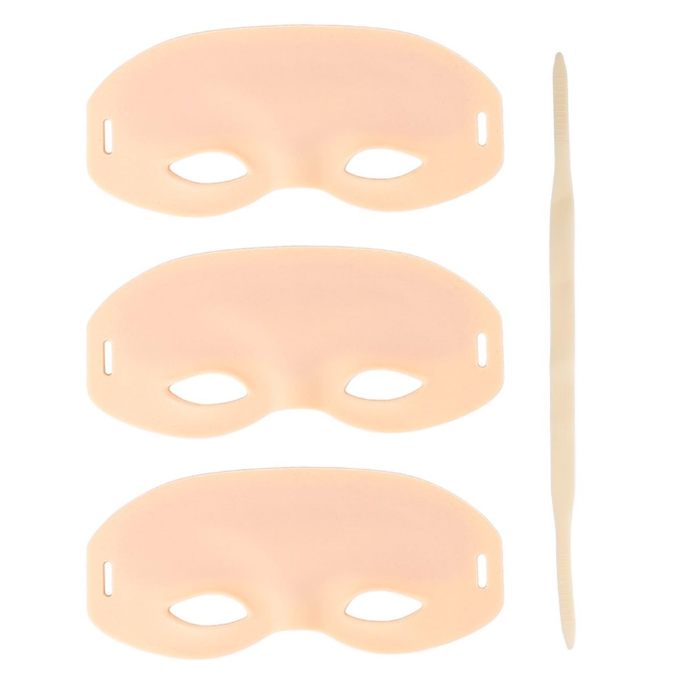 Eyebrow Fake Skin Practice Headband, Adjustable Tape Wearable Eyebrow Microblading Practice Skin, for Beginners Eyebrow Practicing Designs