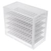 Alipis Portable Acrylic Eyelash Organizer Box Clear Storage Container for False Eyelashes Compact Protective Design for Easy Makeup Application and Organization view 1