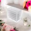 Alipis Portable Acrylic Eyelash Organizer Box Clear Storage Container for False Eyelashes Compact Protective Design for Easy Makeup Application and Organization view 2