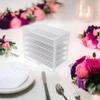Alipis Portable Acrylic Eyelash Organizer Box Clear Storage Container for False Eyelashes Compact Protective Design for Easy Makeup Application and Organization view 3