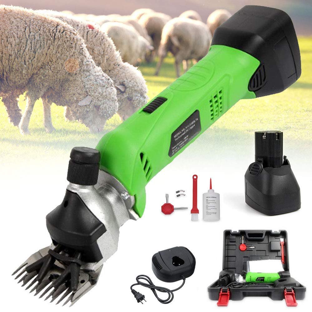 GagalU Sheep Shears Electric Clipper Cordless, Portable Goat Clippers 6500mah Rechargeable, for Shaving