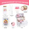 14 pcs Teacher Appreciation Gift Set Christmas Gifts Teacher Gifts Box for Women Best Teacher Gifts for Women Funny Thank You/Retirement/Christmas/Birthday Baskets Gifts for Teachers (Style--2) view 2