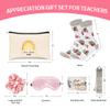 14 pcs Teacher Appreciation Gift Set Christmas Gifts Teacher Gifts Box for Women Best Teacher Gifts for Women Funny Thank You/Retirement/Christmas/Birthday Baskets Gifts for Teachers (Style--2) view 3