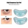 Eye patches, gel eye patches, reusable, effectively relieve eye puffiness and redness, soothe eye fatigue, and relax the eyes. view 2