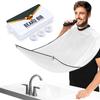 Leaflai Beard Bib Beard Apron, Beard Hair Catcher for Men Shaving & Trimming Non-Stick Waterproof Beard Cape Grooming Cloth with 3 Suction Cups Birthday Gifts for Men Him Boyfriend view 1