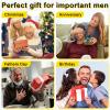Leaflai Beard Bib Beard Apron, Beard Hair Catcher for Men Shaving & Trimming Non-Stick Waterproof Beard Cape Grooming Cloth with 3 Suction Cups Birthday Gifts for Men Him Boyfriend view 3