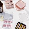 12 Pcs Press on Nail Packaging Box Press on Nail Storage Box for Press Ons with 60 Pcs Adhesive Double Sided Tape Acrylic Fake Nail Display Box False Nail Organizer Case for Home Salon Use view 4