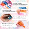 9Colors Face Body Glitter Gel, TOROKOM Sparkling Holographic Face Glitter Gel Mermaid Cosmetic Glitters Flakes Gel Long Lasting Chunky Glitter for Valentine's Day Party Rave Eye Lip Hair Nail Body view 3