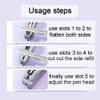 1 Pc 3 in 1 Eyebrow Pencil Sharpener, Duckbill-Shape Eyebrow Pencil Sharpener Waterproof for Peel Off Brow Pencils view 4