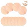 10 Pieces Powder Puffs for Face Powder, 2.36 inch Makeup Puff for Powder Foundation Velour Powder Puff Pure Cotton Powder Applicator Cotton Cosmetic Powder Makeup Puffs Pads with Ribbon view 1