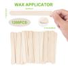 1200 Pieces Large Wooden Wax Sticks, 6-Inch Wood Waxing Sticks Wax Spatulas Applicator, Wood Craft Sticks for Body Hair Removal, Tongue Depressors, Popsicle Sticks view 2