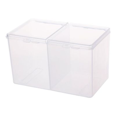 Ankexin Remover Paper Makeup Cotton Pad Storage Box for Rhinestone Nail Art Tools Contai