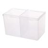 Ankexin Remover Paper Makeup Cotton Pad Storage Box for Rhinestone Nail Art Tools Contai view 2