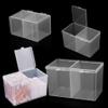 Ankexin Remover Paper Makeup Cotton Pad Storage Box for Rhinestone Nail Art Tools Contai view 4