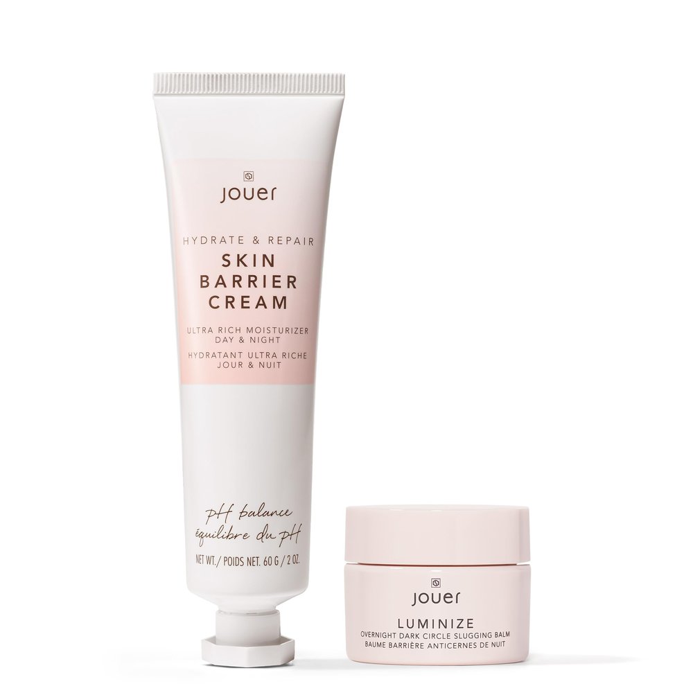 Jouer Slugging Under Eye Balm and Skin Barrier Cream Bundle