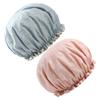 Beaupretty 2pcs Shower Caps for Women Double-layer Printed Bathing Hat Creative Patterns for Spa and Hair Cute Floral Design view 1