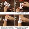 20 Sheets Realistic Waterproof Scary Big Mouth Face Sticker Tattoos - Make Up Stickers for Halloween Cosplay Decor view 4
