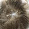 Mens Hair System Toupee for Men Transparent Swiss Lace with Thin Skin mens Hairpiece Bleached Knots Mens Toupee Natural Hairline Men Hair Wigs(7X9"-100% density#630 Light Brown with 30% Gray) view 4