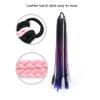 24 Inch Braided Ponytail Extension Drawstring In Hair Extension Synthetic Braided Ponytail for Women Halloween Party (Color : Blue B) view 3