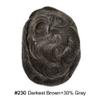 Mens Hair System Toupee for Men Transparent Swiss Lace with Thin Skin mens Hairpiece Bleached Knots Mens Toupee Natural Hairline Men Hair Wigs(8X10"-100% density#230 Darkest Brown with 30% Gray) view 2