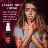 Halloween Fake Blood Makeup - Realistic Effects Washable for Scar, Wound, Clothes, Eyes, Drips, Nose Bleeds - For Cosplay SFX Zombie Vampire Special Effects view 2
