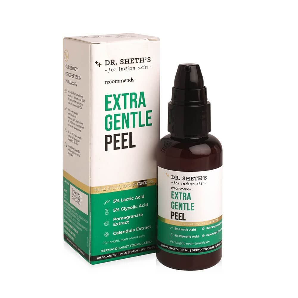 Nutranix Tna Extra Gentle Peel With 10% AHA Glycolic & Lactic Acid For Even-Toned & Bright Skin | Chemical Peel, Peeling Solution for Face, Chemical Exfoliator | For Women & Men (50ml)