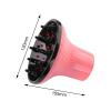 MERIGLARE Hair Diffuser Hair Styling Tool, Universal,Hair Dryers Accessories,Hair Dryer Attachment,Blow Dryer Diffuser for Curly and Wavy Hair,Portable, Pink view 2