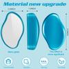 Asokeyer Crystal Hair Remover - Reusable Bleame Stone for Women, 2Pcs (Black+Blue) view 2