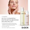BABOR HY-OL Cleanser & Phyto HY-OL Booster Balancing Set, Double Cleansing, Oil Cleanser and Makeup Remover Oil, Evens Complexion for Combination & Oily Skin view 2