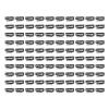 100pcs Hair Extension Clips, Multipurpose 38mm 10 Teeth Wig Clips for Hair Extensions DIY, Black U Shape Stainless Steel Snap Clips for Wigs and Hairpieces view 1