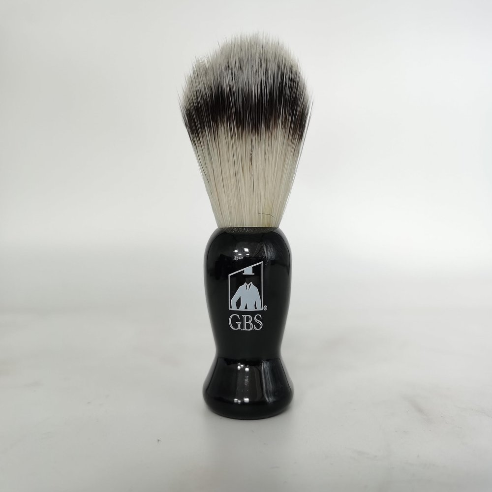 G.B.S Synthetic Shaving Brush Black Handle