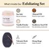 FootFitter Exfoliating Foot Care Kit with Sea Salt Scrub & Volcanic Pumice Stone, Smooth Calluses, Deep Clean, and Revive Rough Feet view 2