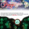 12 Pcs 25mm Hair Ties Hair Accessories for Girls Glitter Galactic Hair Ties with Balls Bubble Twinbead Ponytail Holders (Glow in the Dark Milky Way - Violet) view 2