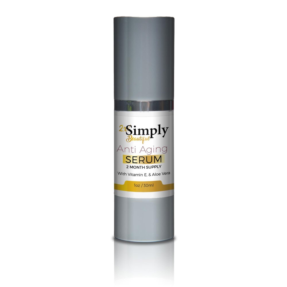 2x Simply Beautiful Anti Aging Serum 2 Month Supply - Help Smooth Skin Under & Around Eyes - Reduce Wrinkles Appearance - Anti Aging Eye Serum - Improve Puffy Bags & Dark Circles - Anti Aging Skincare