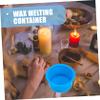 FRCOLOR 5pcs Silicone Wax Warmer Liner for Hair Removal Wax Melt Warmer Bowl Heater Pot view 2