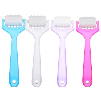 FRCOLOR Facial Roller Massager Manual Skin Care Tool for Muscle Relaxing and Face Massage Ergonomic Design 5.46 Inch Compact Size for Daily Use and Giving
