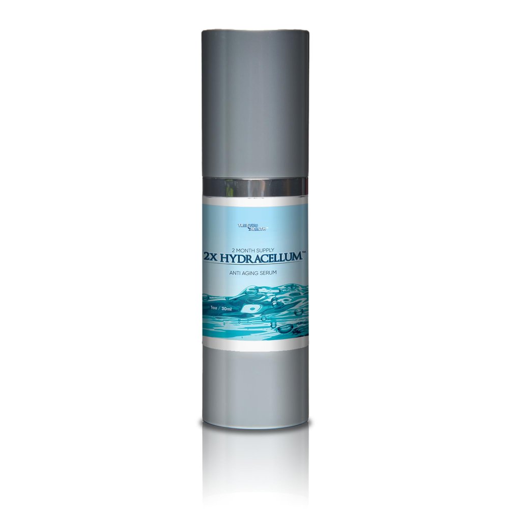 2x Hydracellum Serum - Hydrating Anti Aging Eye Serum - 2 Month Supply - Infused Vitamin C Serum with Alpha Hydroxy Acid to Improve Wrinkles, Dark Circles, & Eye Bags - Nourish, Exfoliate, Moisturize