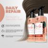All Natural Hair Repair Shampoo and Conditioner for Dry Damaged Hair-Paraben & Sulfate Free Shampoo & Conditioner Bottle Set for All Hair Types 6.8oz view 2