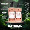 All Natural Hair Repair Shampoo and Conditioner for Dry Damaged Hair-Paraben & Sulfate Free Shampoo & Conditioner Bottle Set for All Hair Types 6.8oz view 3