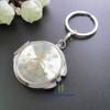12 Pcs Personalized Mis Quince Party Favors Sweet 16 Custom Girls Quinceanera 18 Birthday Souvenir Mirror Keychains (Silve/gold trim) view 4