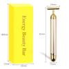 Beauty Bar 24K Facial Massager, T-Shape Electric Face Roller Massage, Pull Tight Firming Lift Tools for Sensitive Skin (Silver) view 2