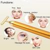 Beauty Bar 24K Facial Massager, T-Shape Electric Face Roller Massage, Pull Tight Firming Lift Tools for Sensitive Skin (Silver) view 4
