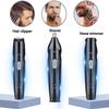 CAFFIA Multifunctional Nose Hair Trimmer, Electric Shaver, Professional USB Rechargeable, Ear and Nose Hair Cleaning, Painless, Easy to Clean, Unisex view 2