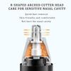 CAFFIA Ear and Nose Hair Trimmer for Men and Women Nose Trimmer Professional Ear Hair Trimmer Clipper USB Rechargeable, Waterproof Dual Edge Blades for Easy Cleansing view 3