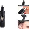 CAFFIA Ear Nose Hair Trimmer for Men Women Rechargeable Electric Nose Hair Trimmer with Dual-Edge Stainless Steel Blades,Professional Waterproof for Nose Ear view 2