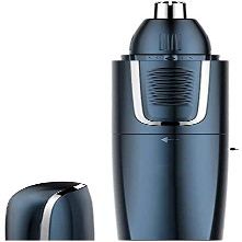 CAFFIA Nose and Ear Hair Trimmer, Professional Painless USB Rechargeable Nose Hair Trimmer for Men and Women, Waterproof for Easy Cleansing Dual Edge Blades Electric Nose Trimmer Clippers