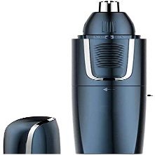 CAFFIA Nose and Ear Hair Trimmer, Professional Painless USB Rechargeable Nose Hair Trimmer for Men and Women, Waterproof for Easy Cleansing Dual Edge Blades Electric Nose Trimmer Clippers
